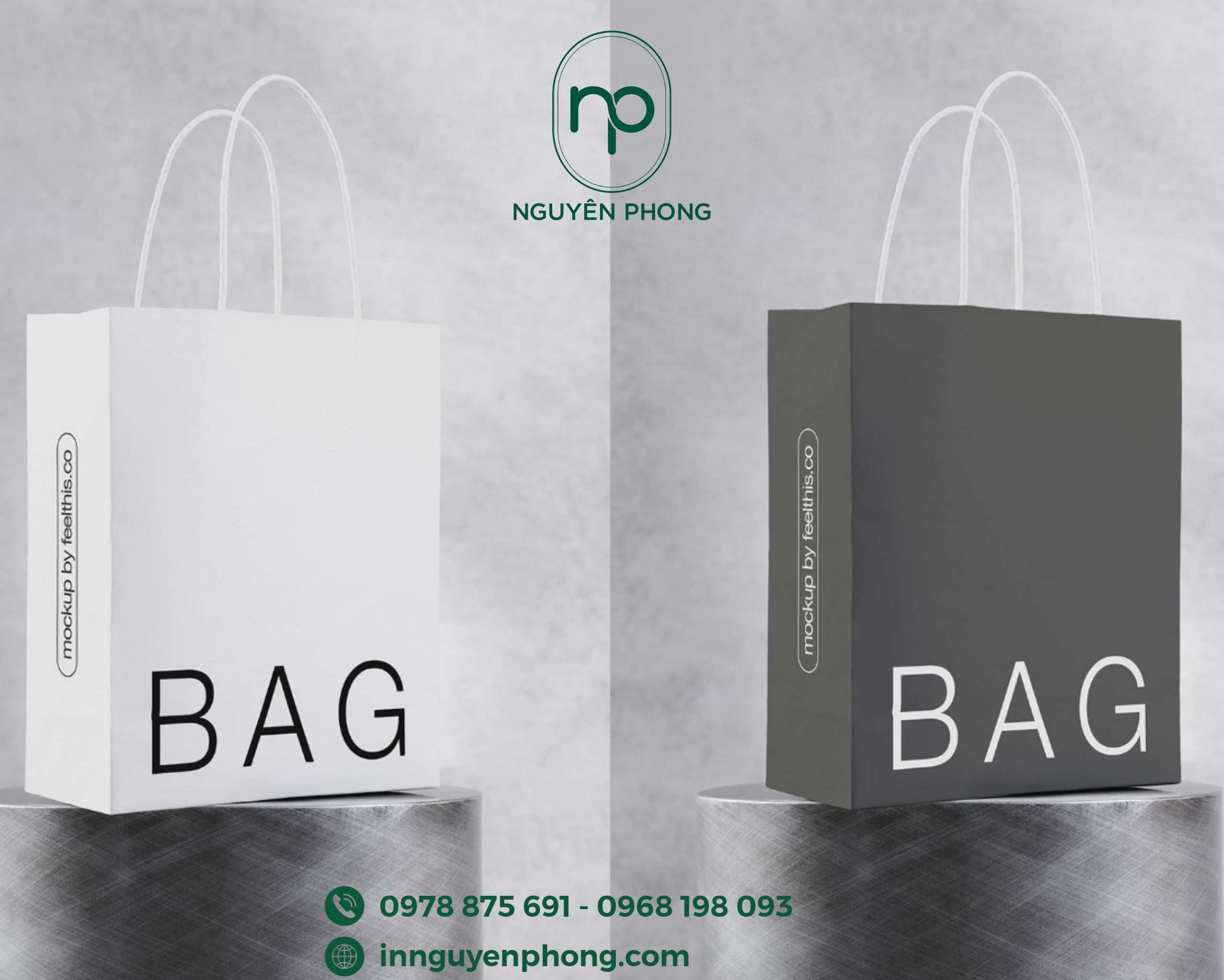 Mẫu túi giấy đựng sách lớn 